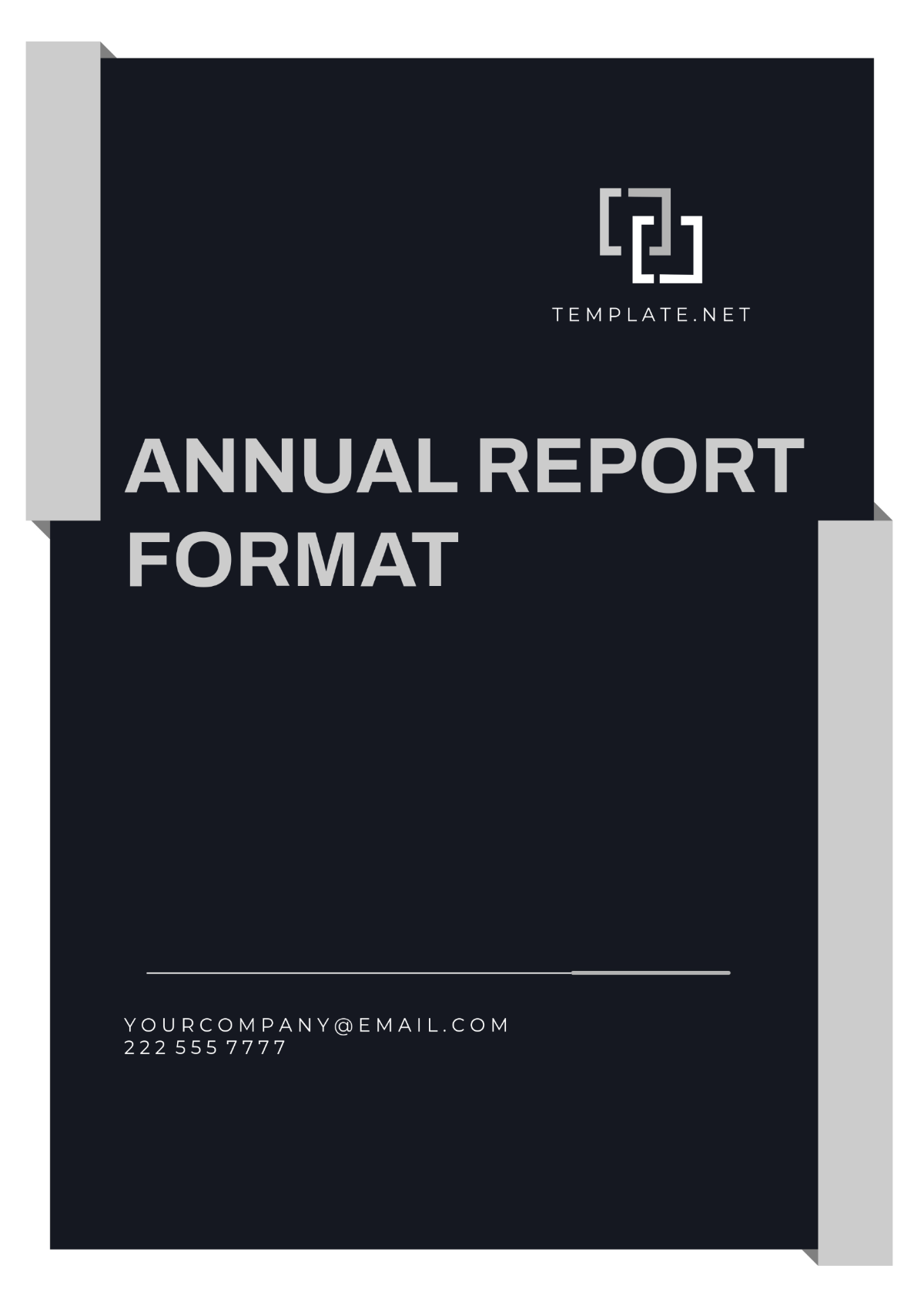 Annual Report Format Template