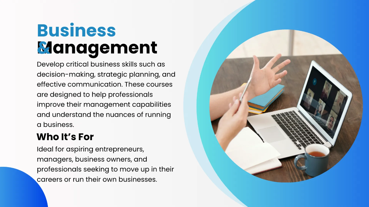 Free Online Learning Presentation Template to Edit Online