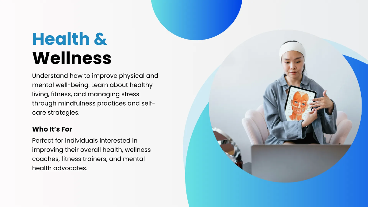 Free Online Learning Presentation Template to Edit Online