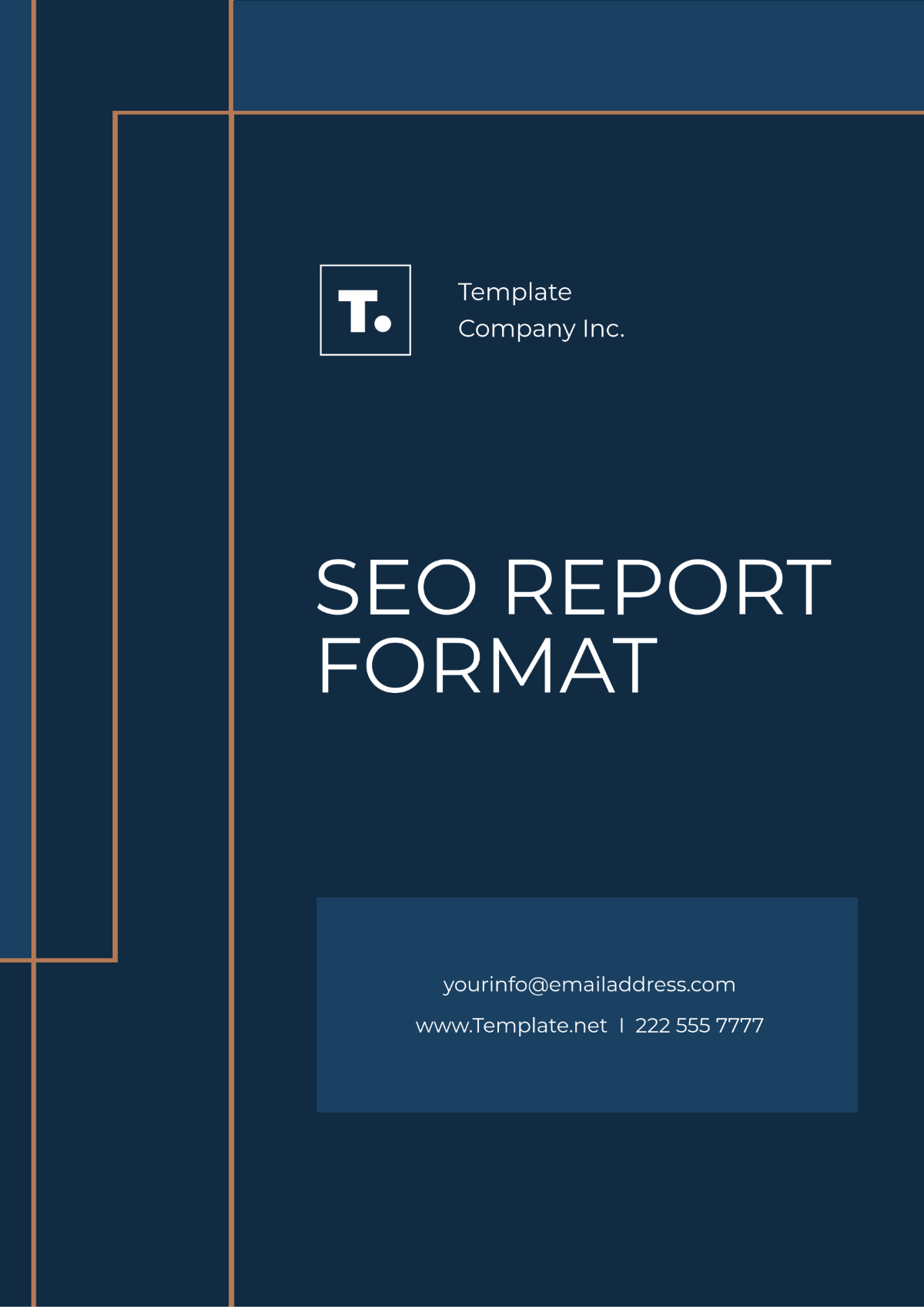 SEO Report Format Template