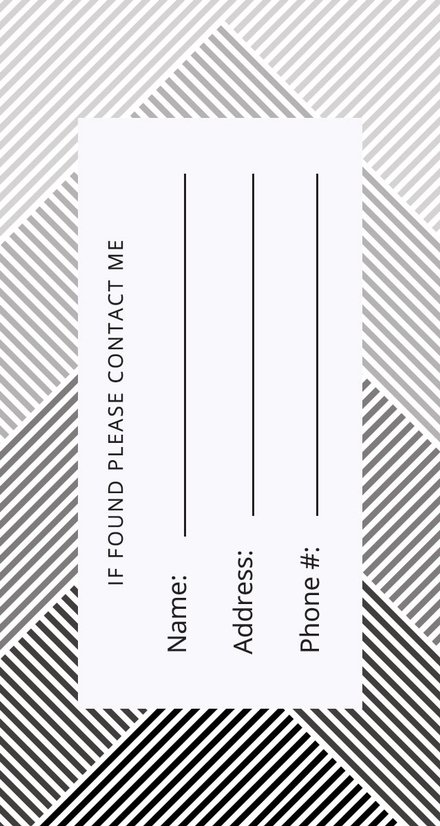 Free Luggage Tag Template in Adobe Photoshop, Microsoft ...