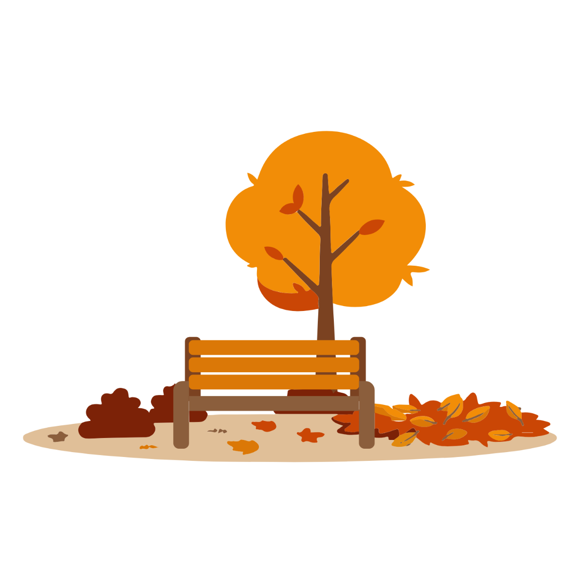 Autumn Landscape Clipart