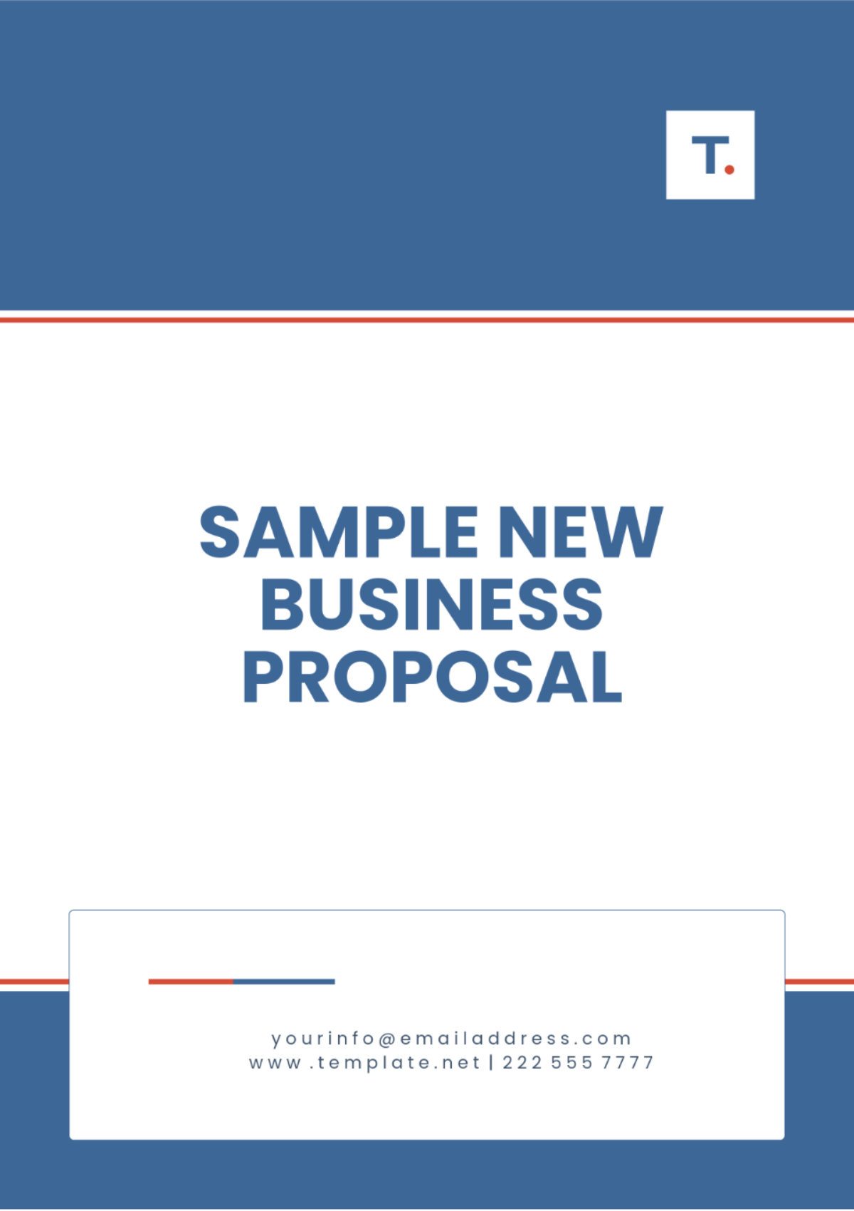 Sample New Business Proposal Template