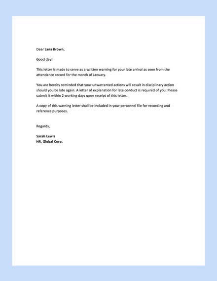 Free Late Payment Letter Template - Google Docs, Word, Outlook, Apple ...