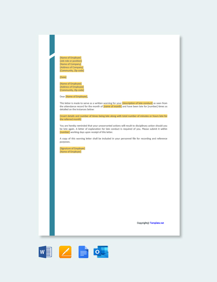 Construction Safety Warning Letter Template [Free PDF] - Google Docs ...