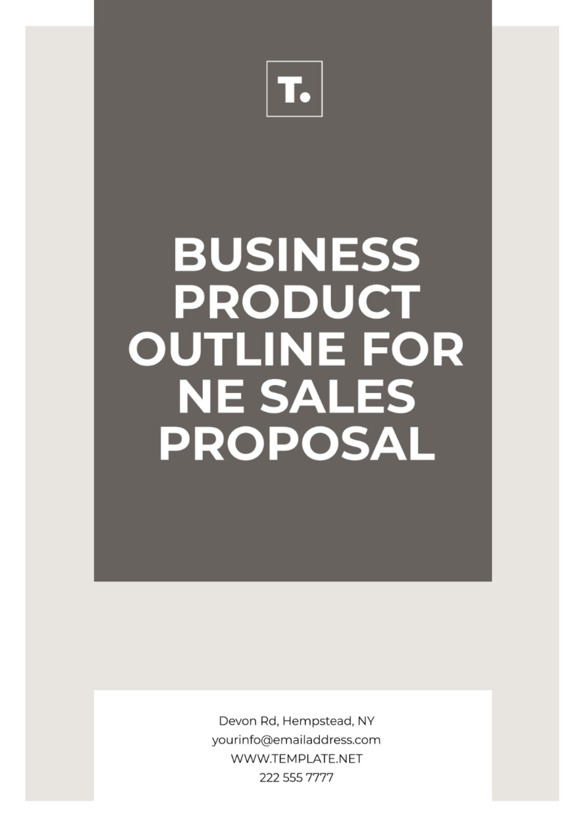 Business Product Outline  for New Sales Proposal Template - Edit Online & Download