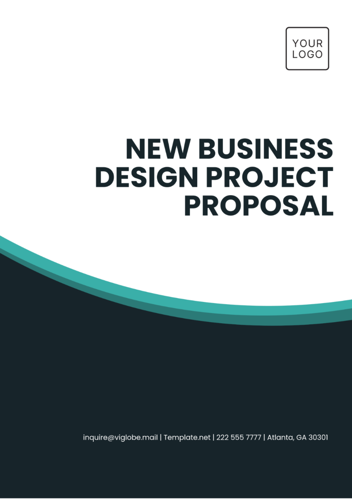 New Business Design Project Proposal Template