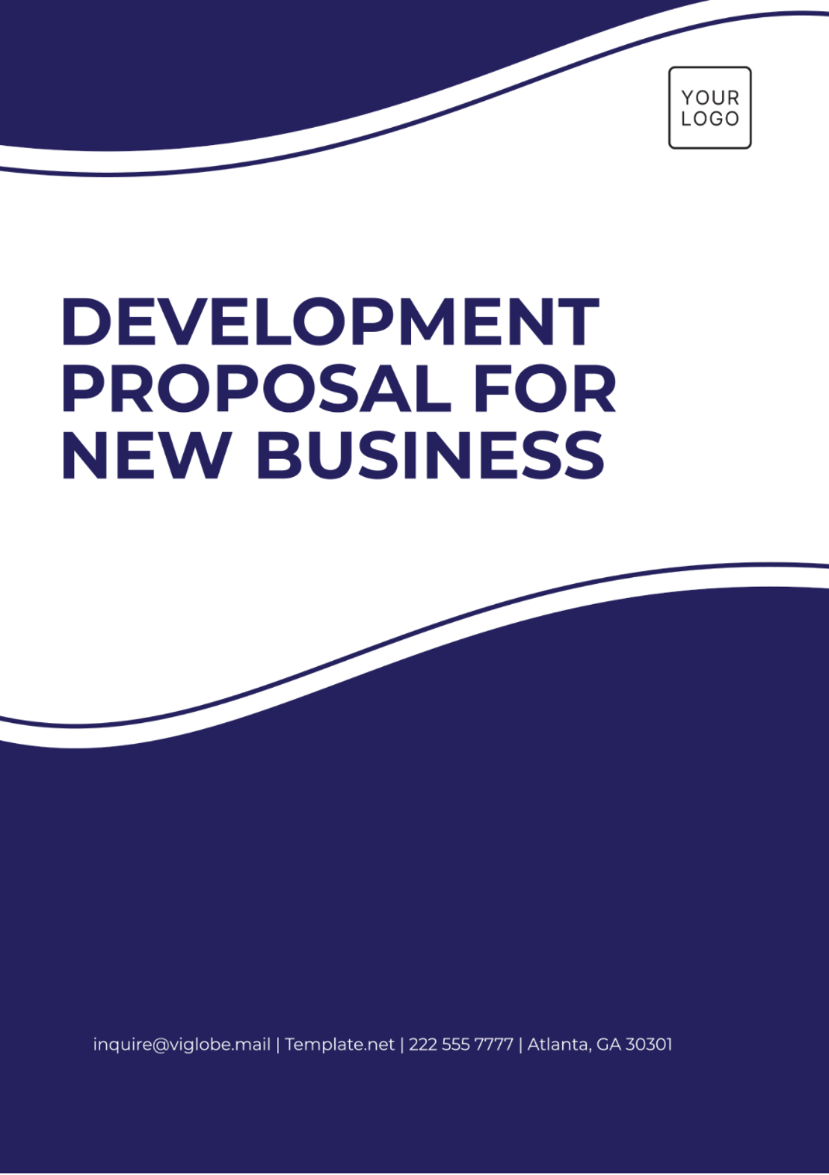 Development Proposal for New Business Template