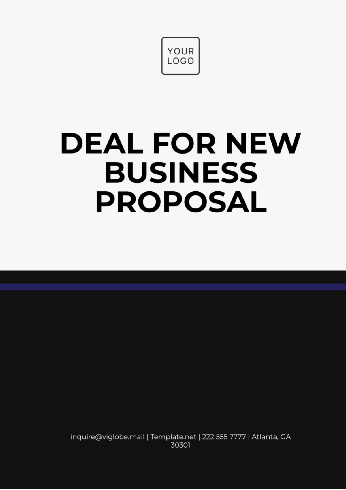 Deal for New Business Proposal Template