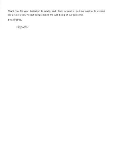 Free Construction Safety Officer Appointment Letter Template to Edit Online