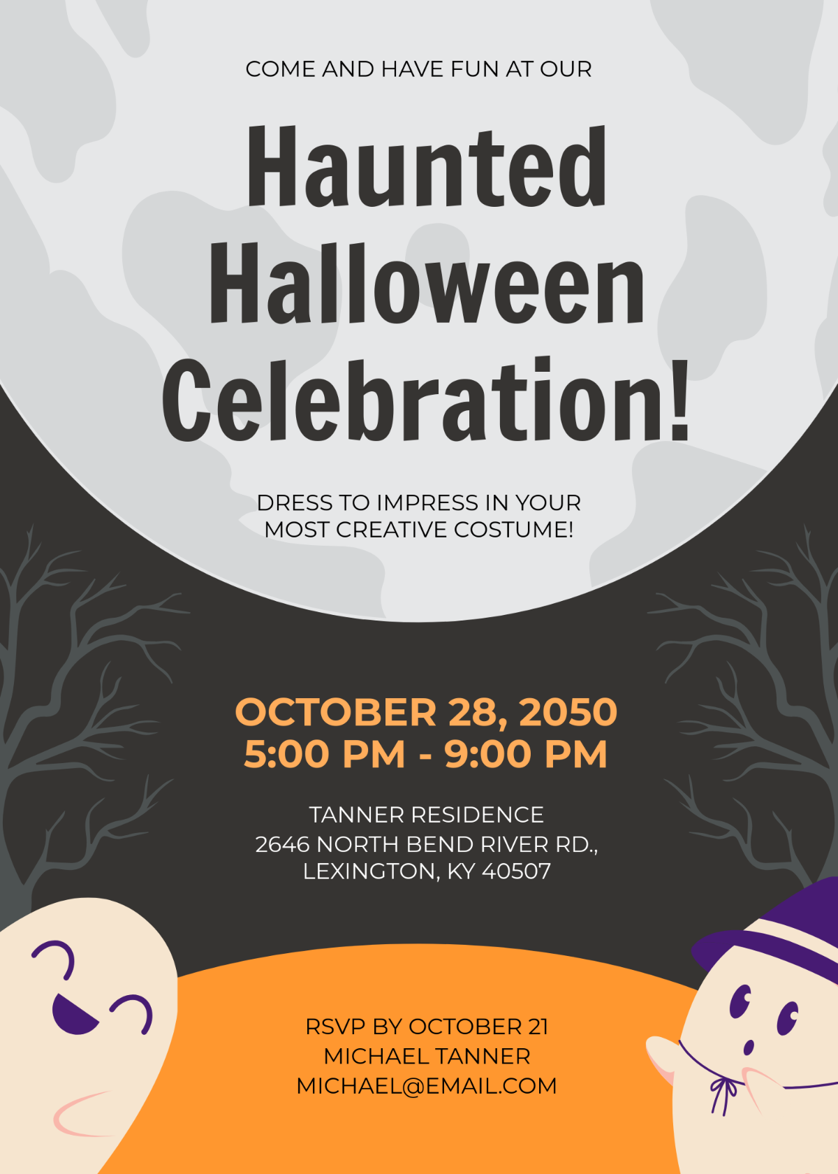 Online Halloween Invitation