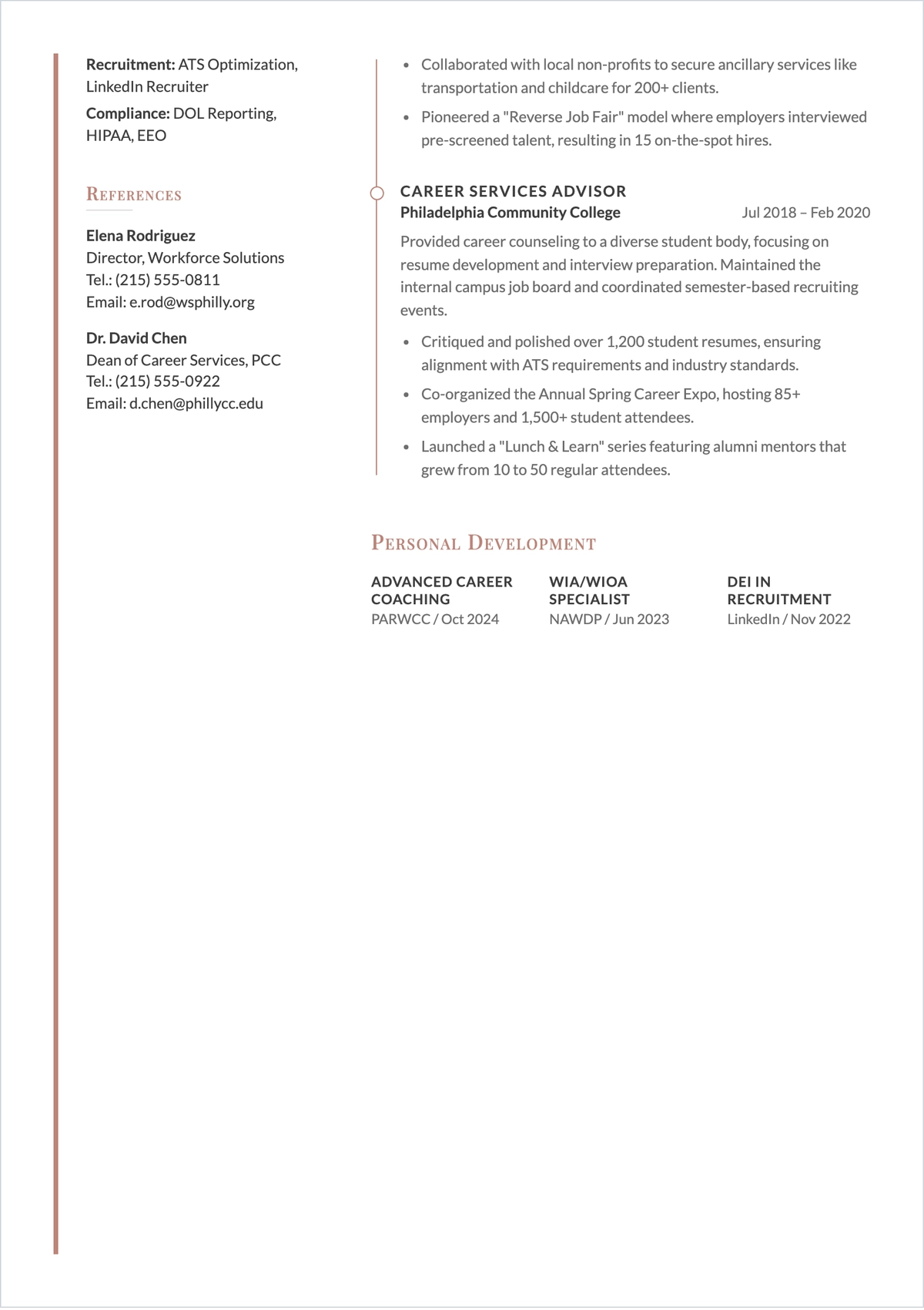 Free Employment ATS CV Template, AI CV Builder