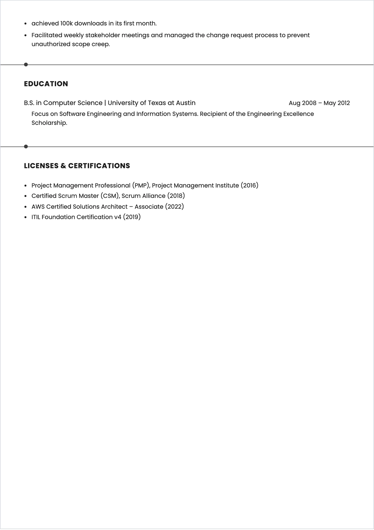 Free ATS-Friendly Job ATS CV Template, AI CV Builder