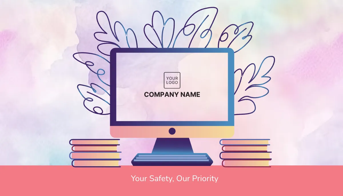 Free Online Learning Business Card Template to Edit Online