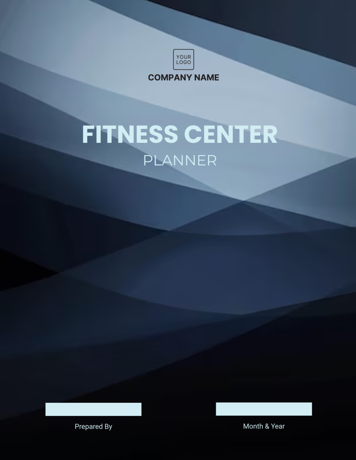 Fitness Center Planner Template - Edit Online & Download