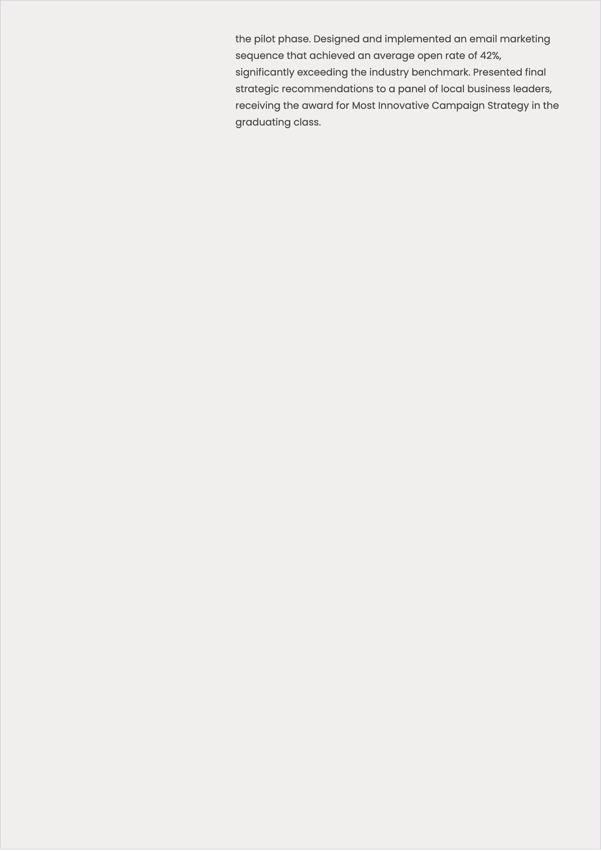 Free New Graduate Job ATS CV Template, AI CV Builder