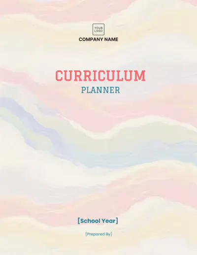 Free Day Care Curriculum Planner Template to Edit Online