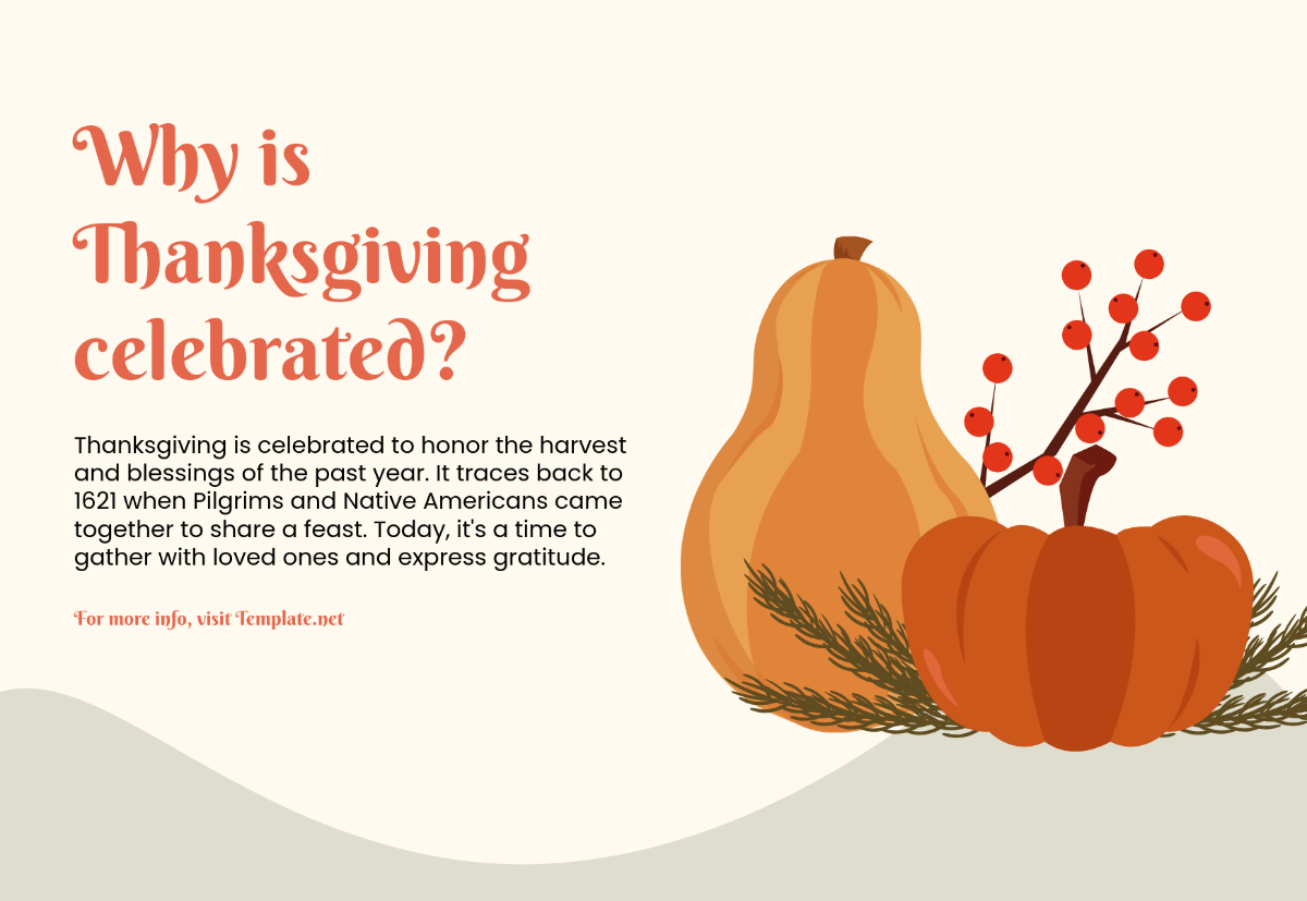 Why is Thanksgiving Celebrated