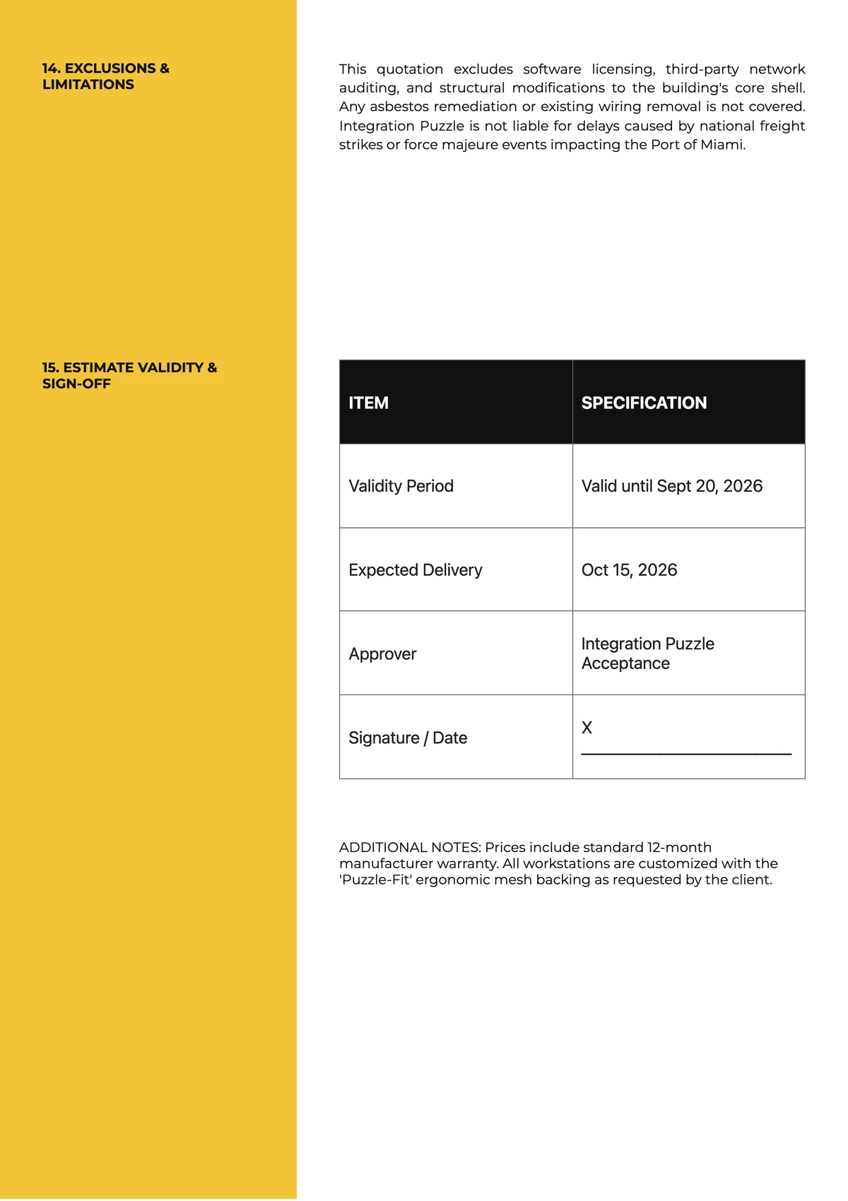 Free Quotation for Supplies Template & AI Quotation Maker