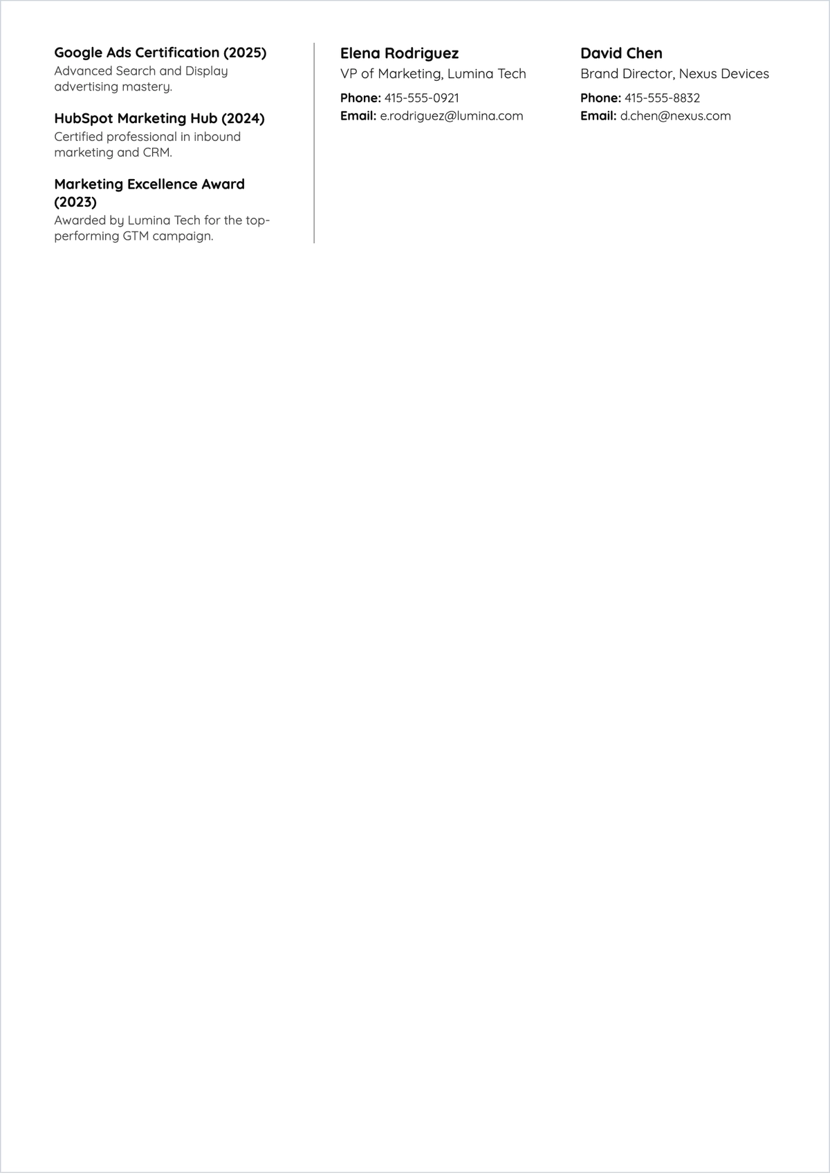 Free Job ATS CV Template with Photo, AI CV Builder