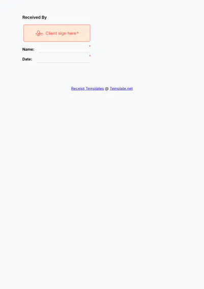 Free Payment Receipt Form Template & AI Receipt Maker