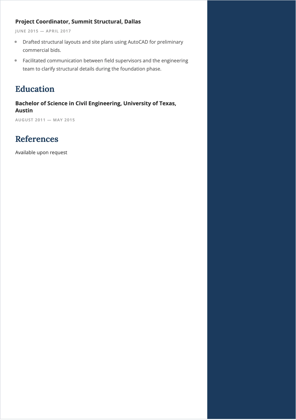 Free Job Seeker ATS CV Template, AI CV Builder
