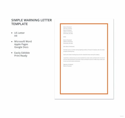 Warning Letter for Dress Code Violation Template: Download 700+ Letters ...