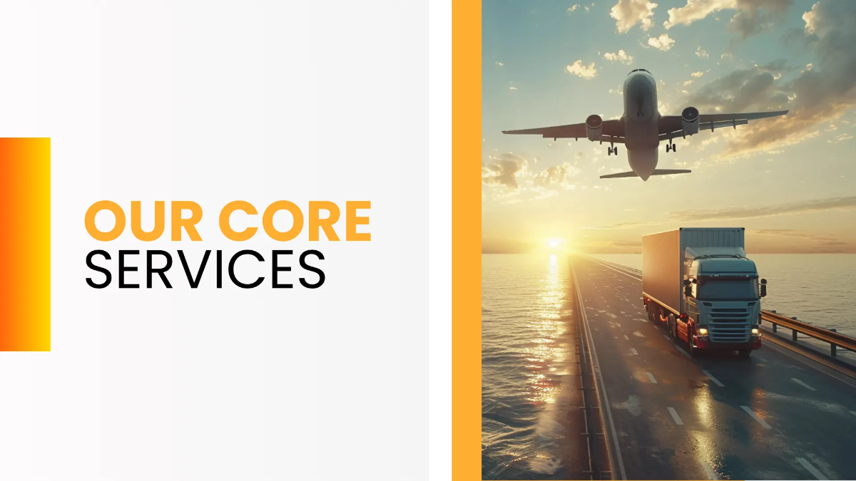 Free Logistics Company Presentation Template to Edit Online