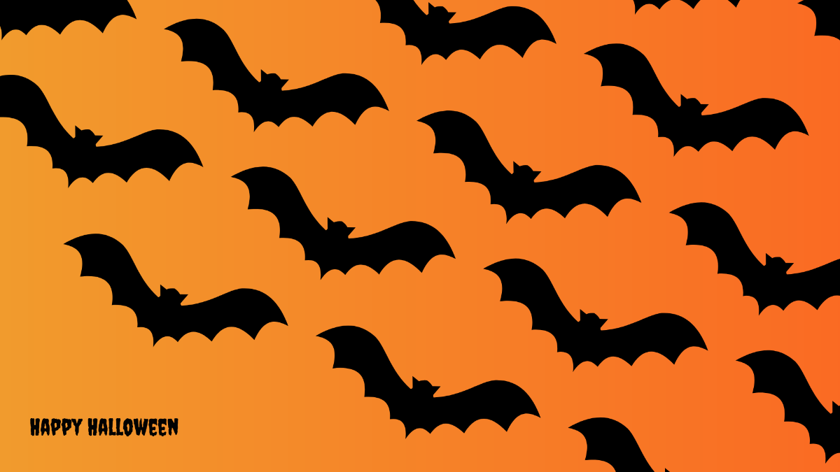 Halloween Bat Pattern