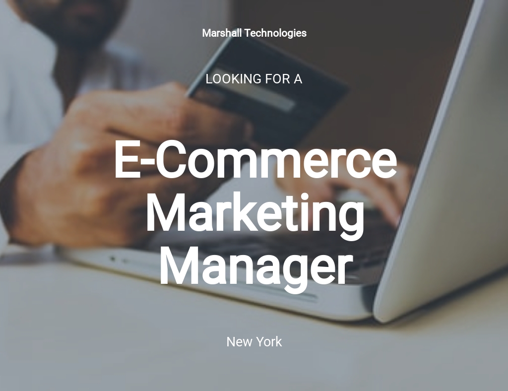 Ecommerce marketing manager jobs