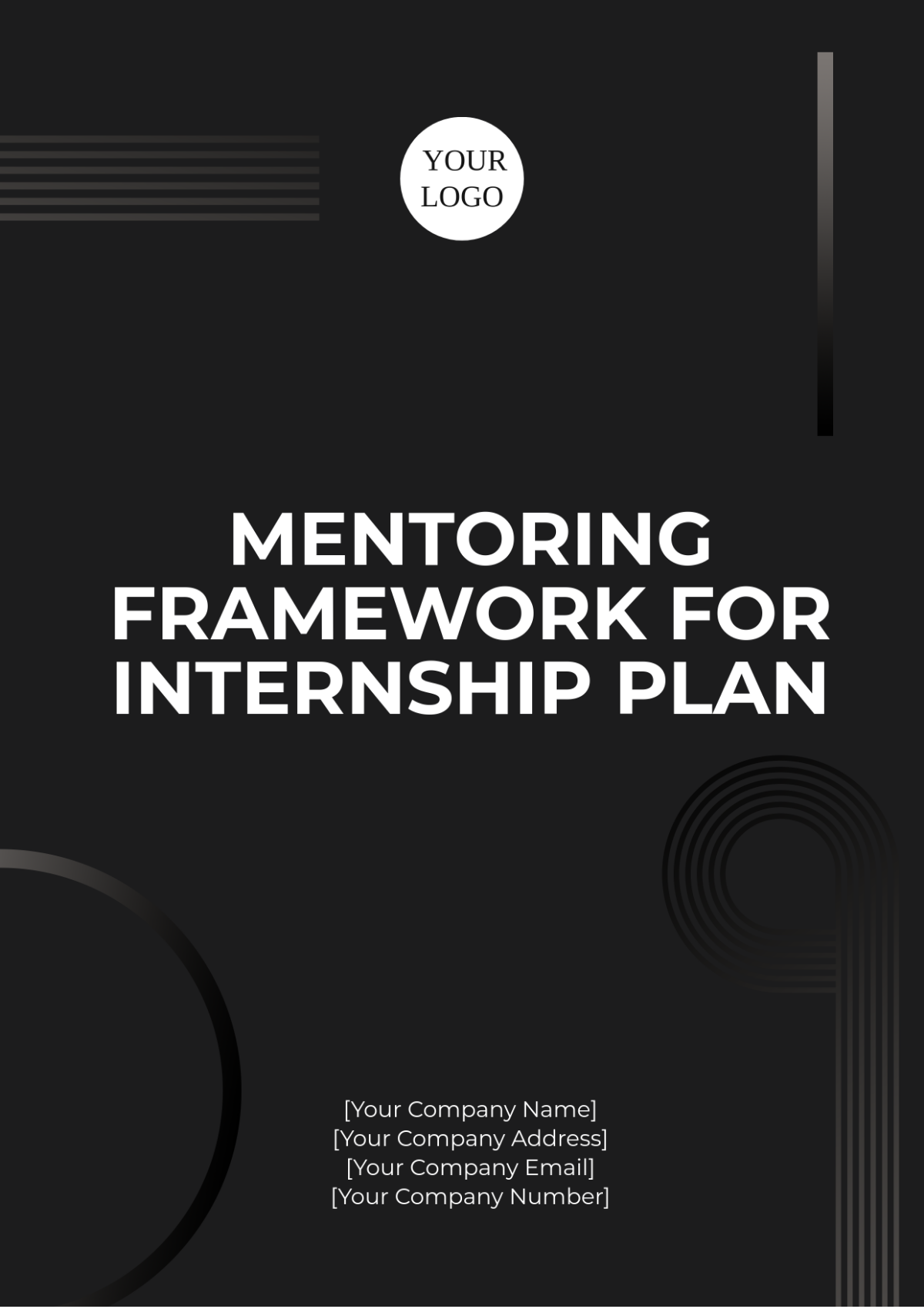 Mentoring Framework for Internship Plan Template - Edit Online & Download