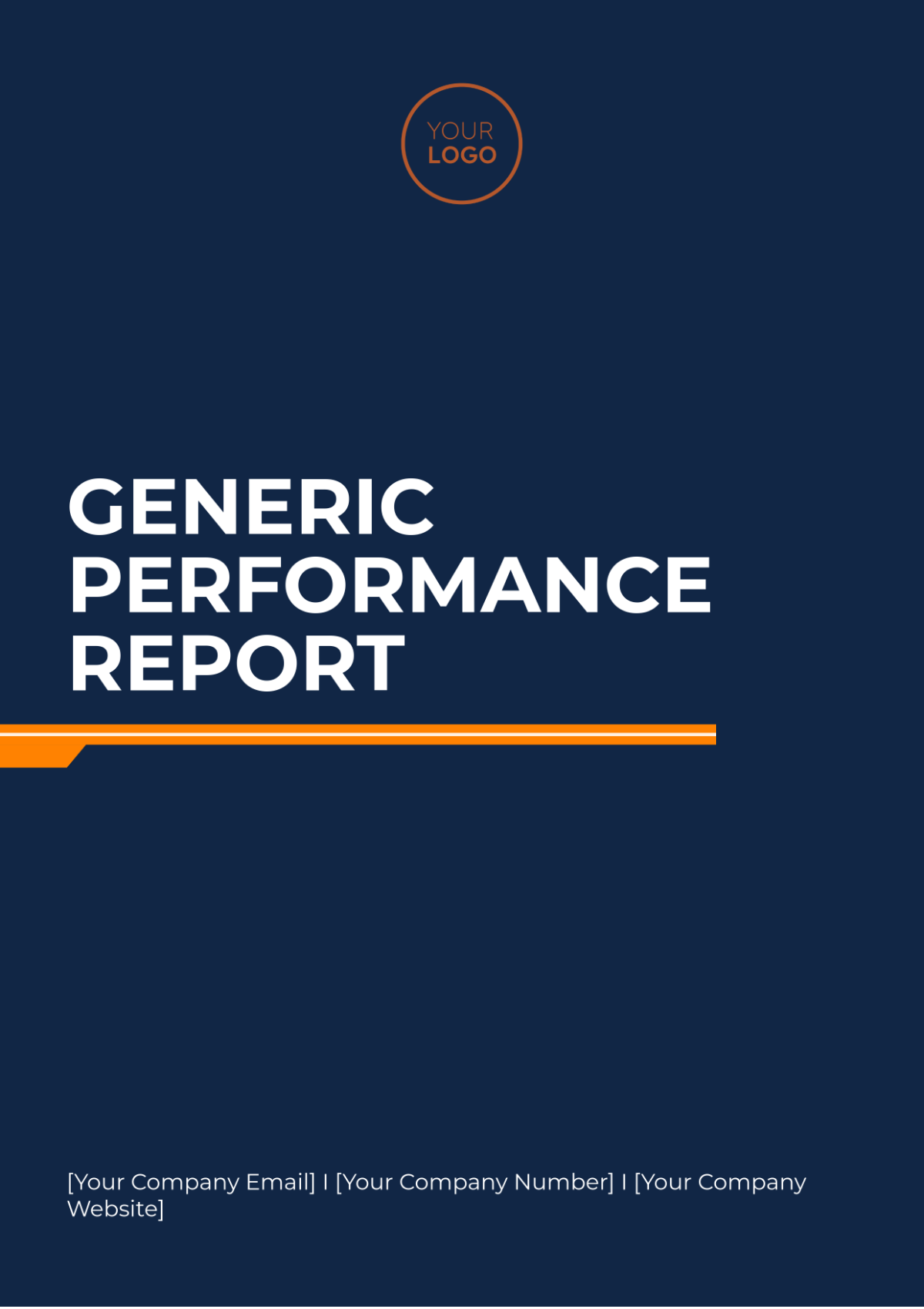 Generic Performance Report Template - Edit Online & Download