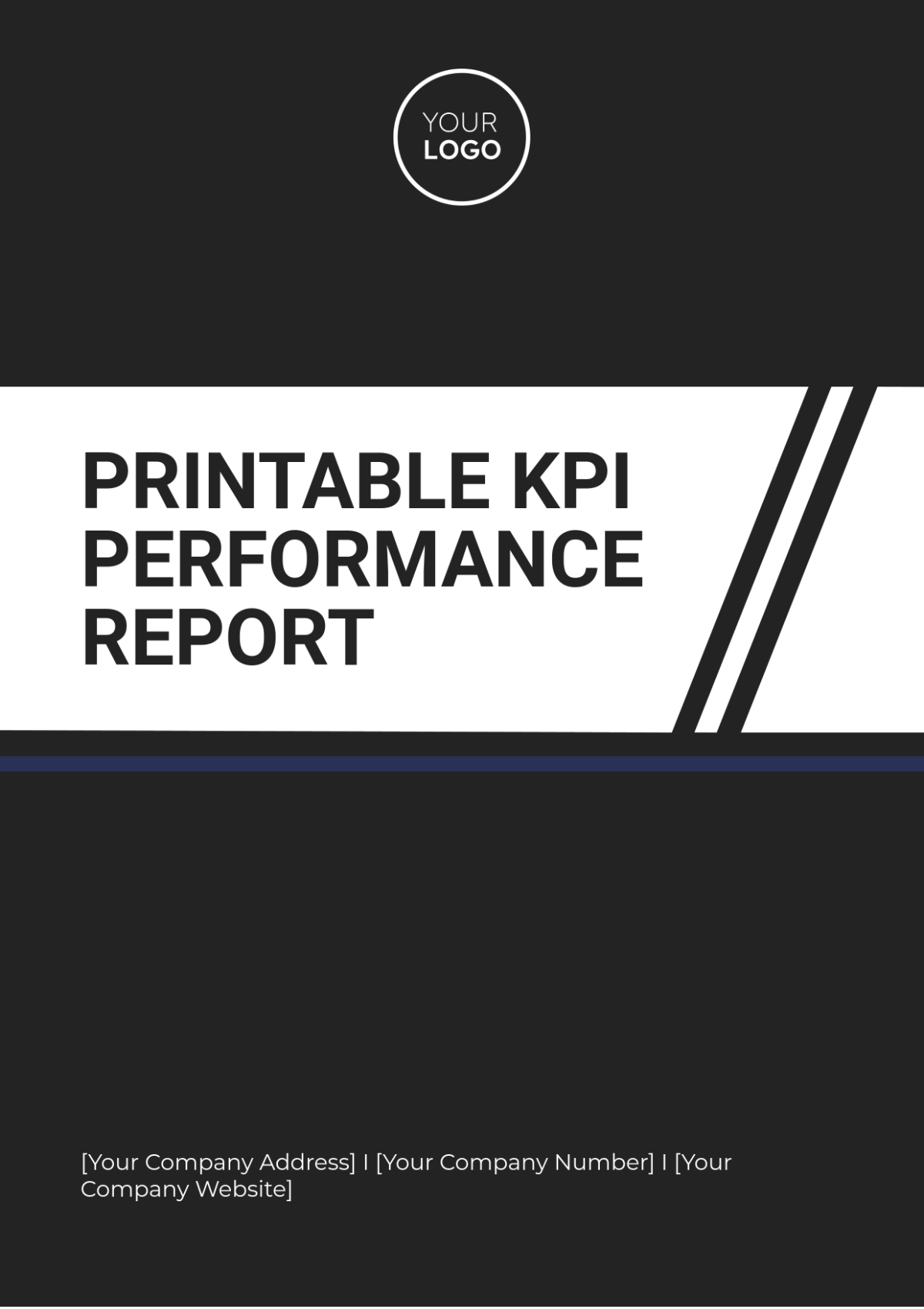 Printable KPI Performance Report Template - Edit Online & Download