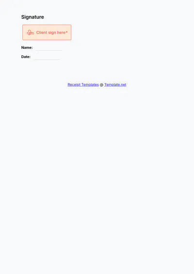 Free Customizable Receipt Template & AI Receipt Maker