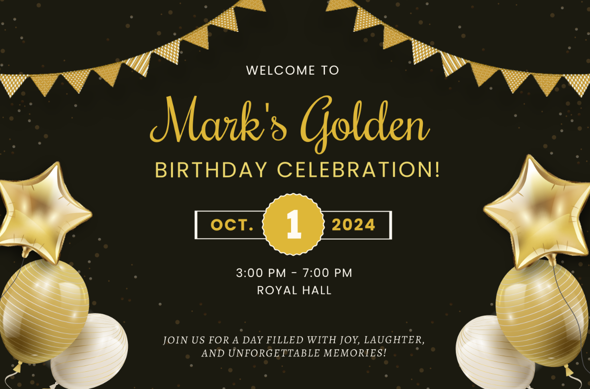 Golden Birthday Tarpaulin