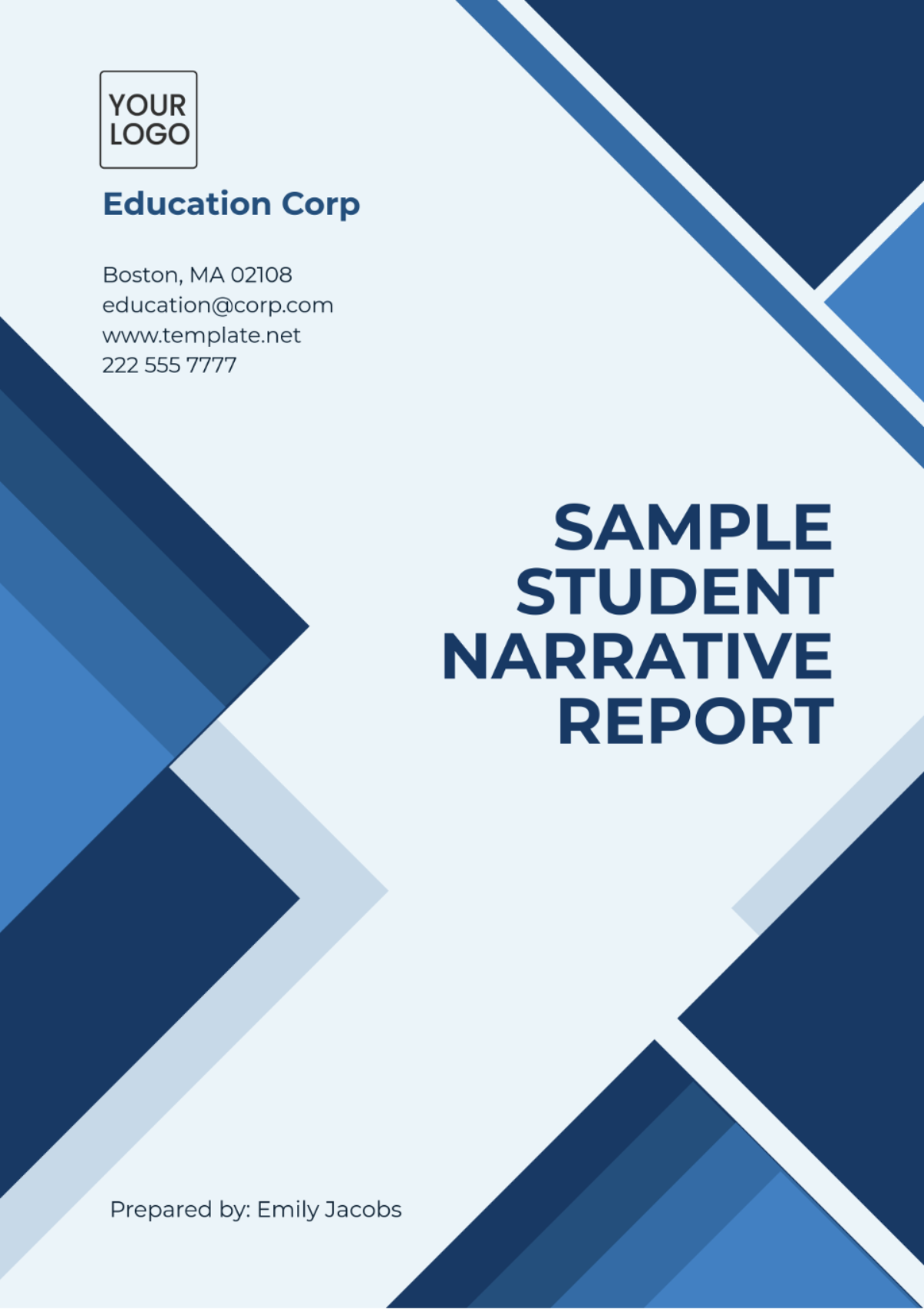 Sample Student Narrative Report Template - Edit Online & Download