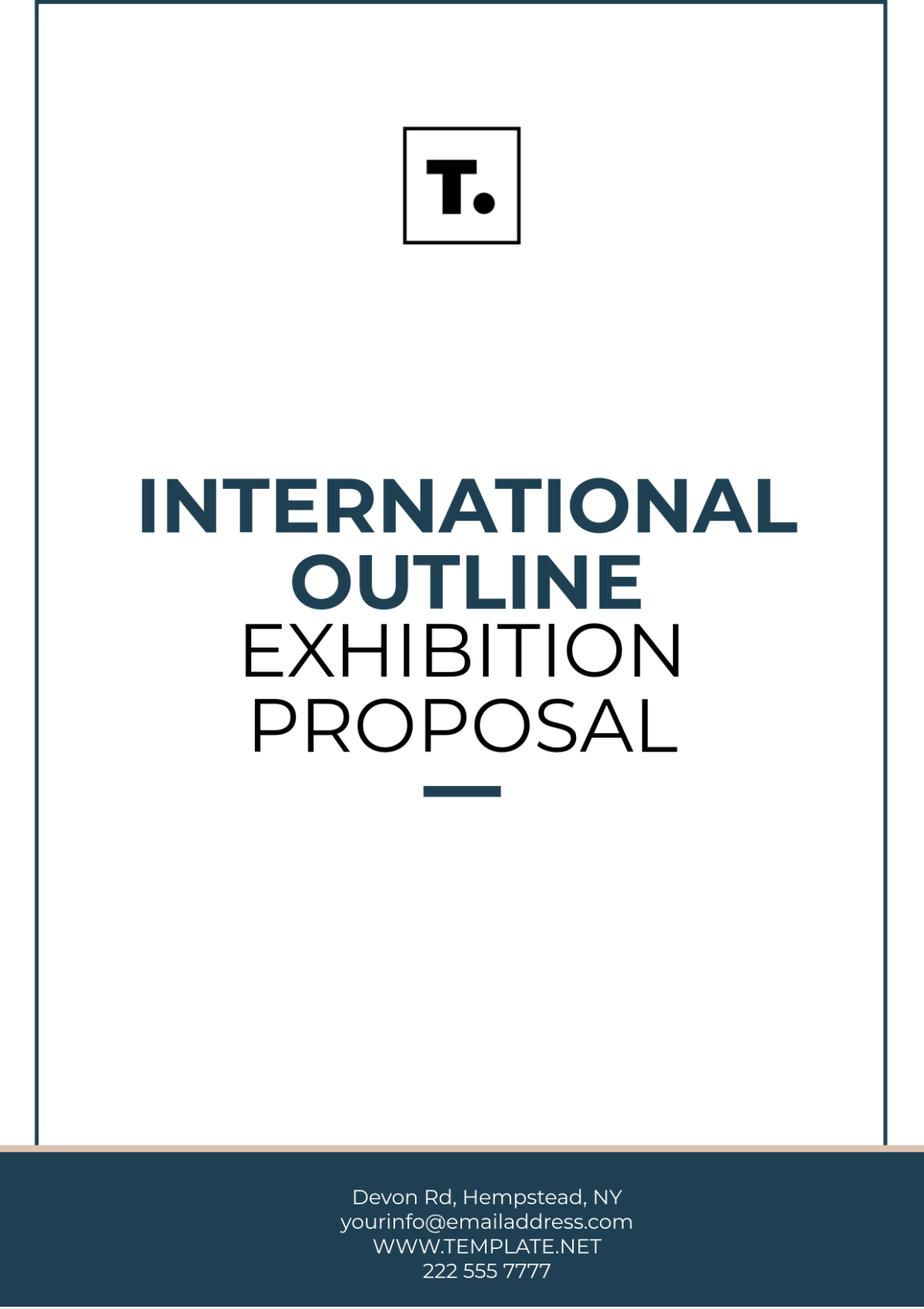 International Outline Exhibition Proposal Template - Edit Online & Download