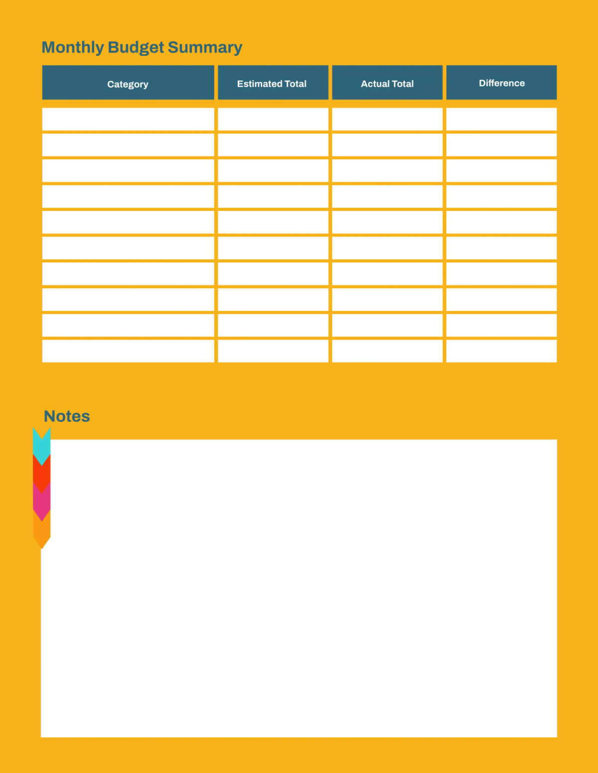 Free Logistics Company Budget Planner Template to Edit Online