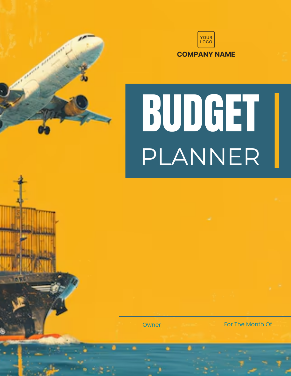 Logistics Company Budget Planner Template - Edit Online & Download