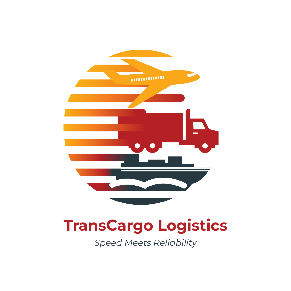 Logistics Company Logo Template - Download | Template.net