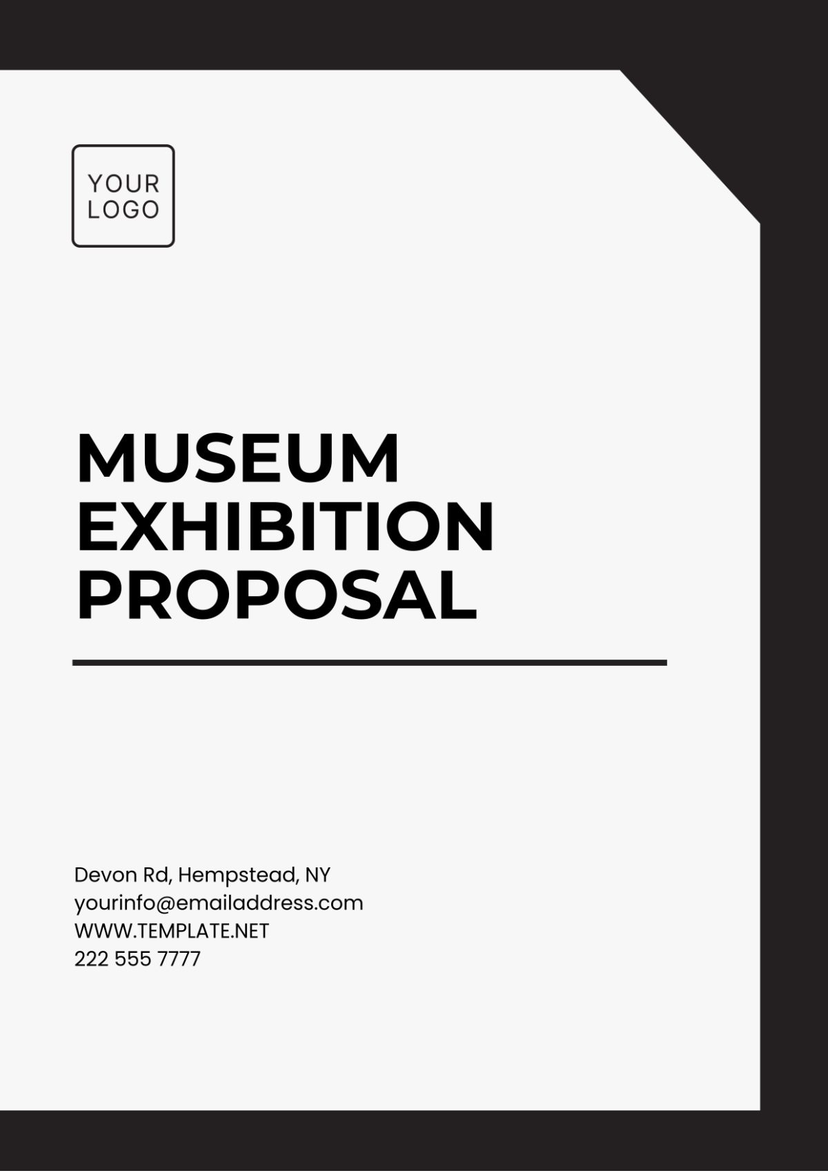 Museum Exhibition Proposal Template - Edit Online & Download