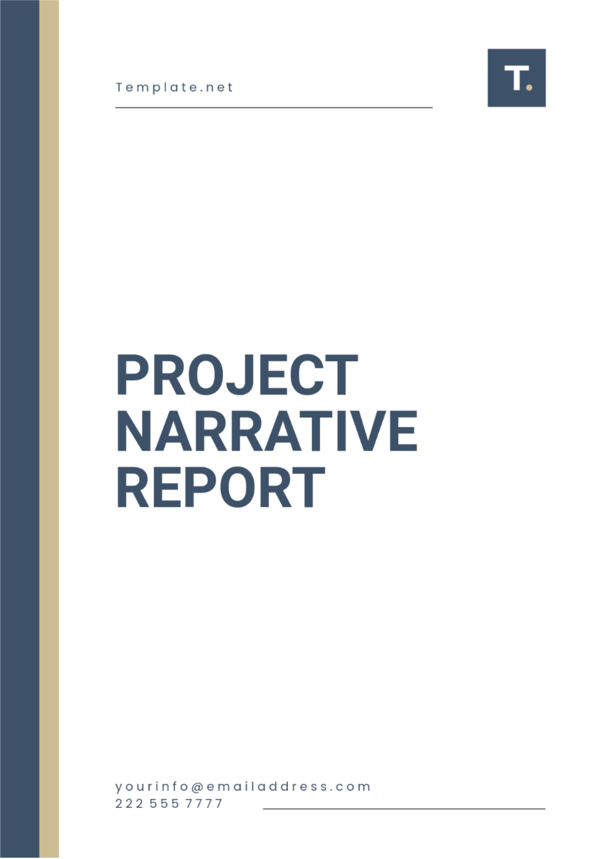 Project Narrative Report Template - Edit Online & Download