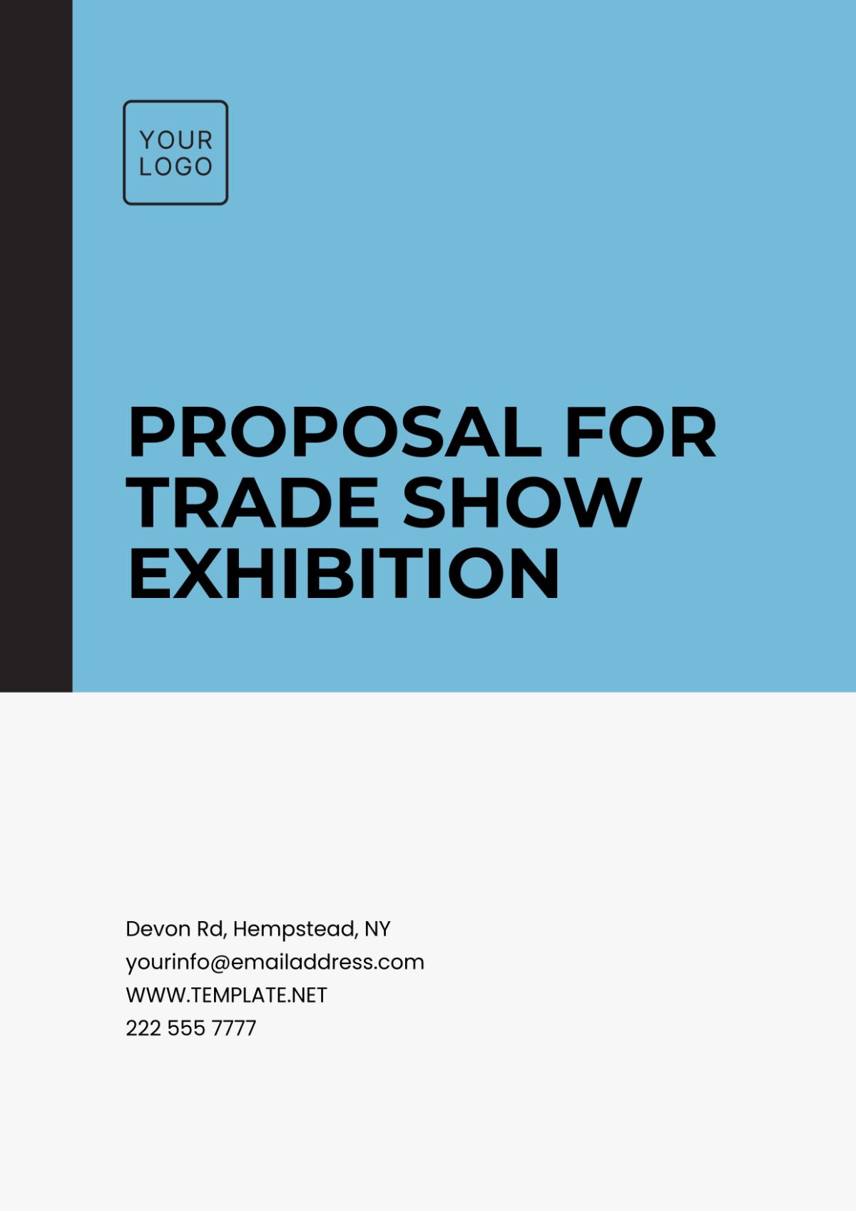 Proposal for Trade Show Exhibition Template - Edit Online & Download