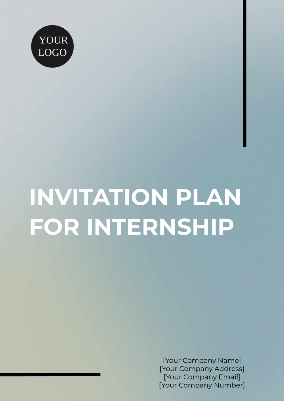 Invitation Plan for Internship Template - Edit Online & Download