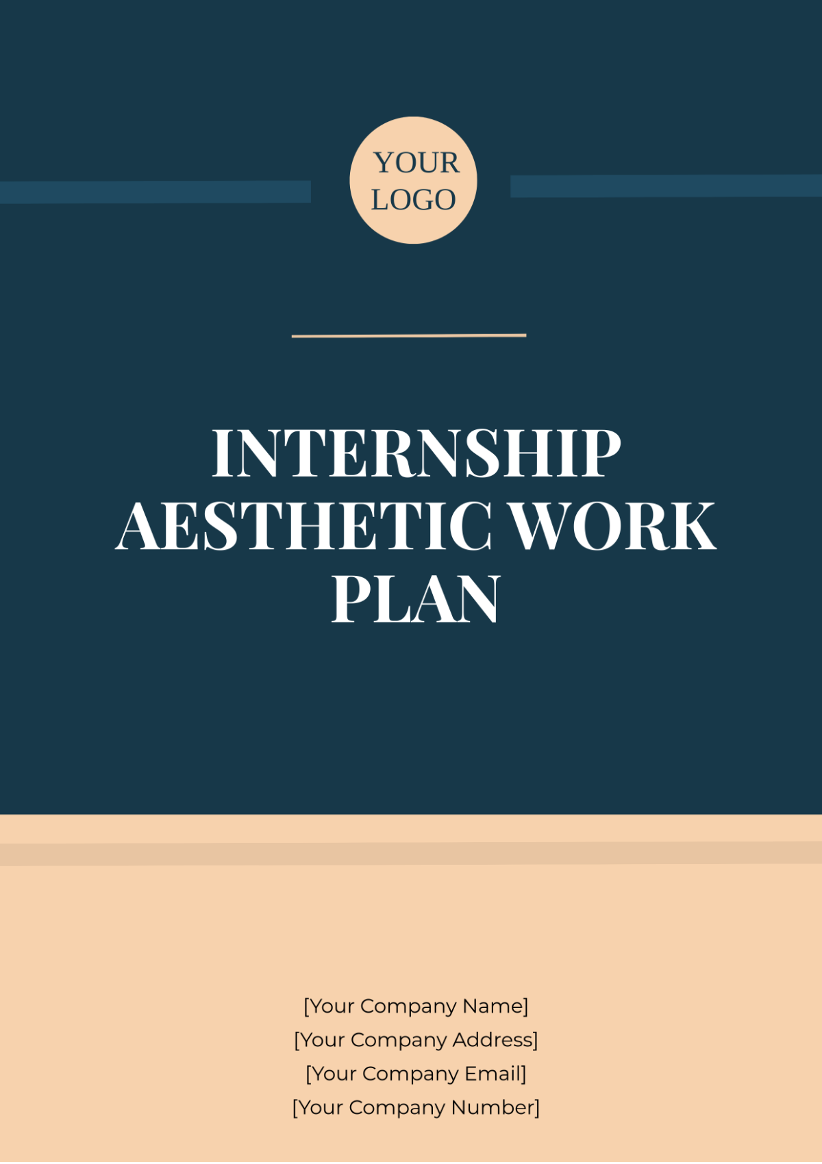 Internship Aesthetic Work Plan Template - Edit Online & Download