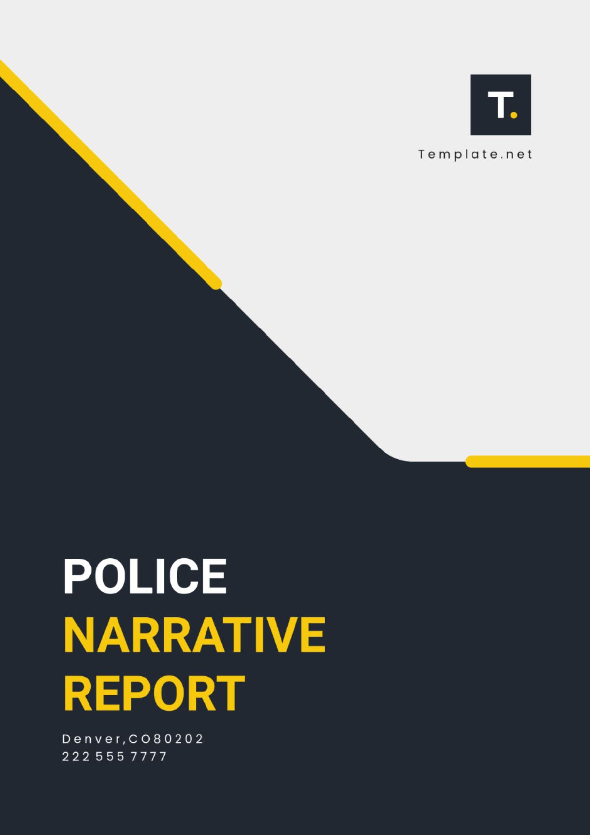 Police Narrative Report Template - Edit Online & Download