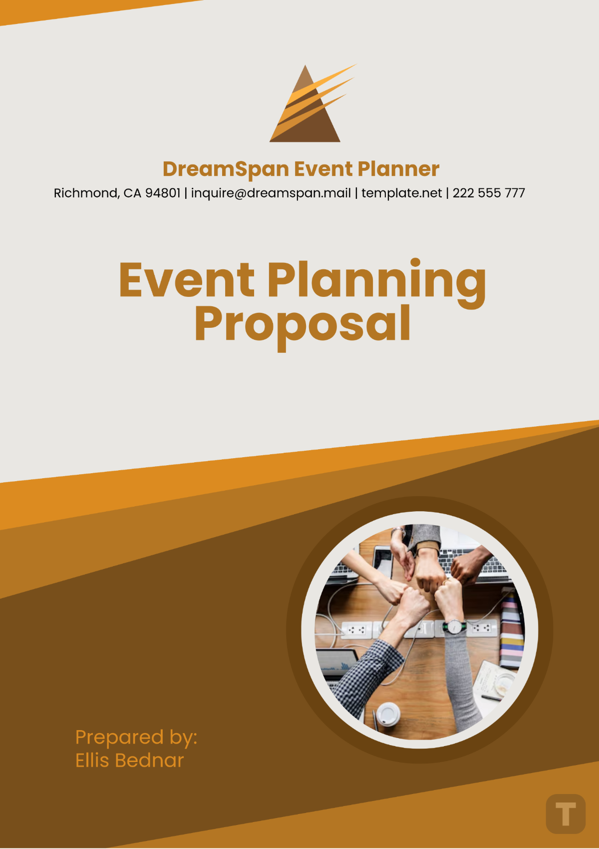 Free Event Planner Proposal Template