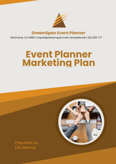 Free Event Planner Marketing Plan Template to Edit Online