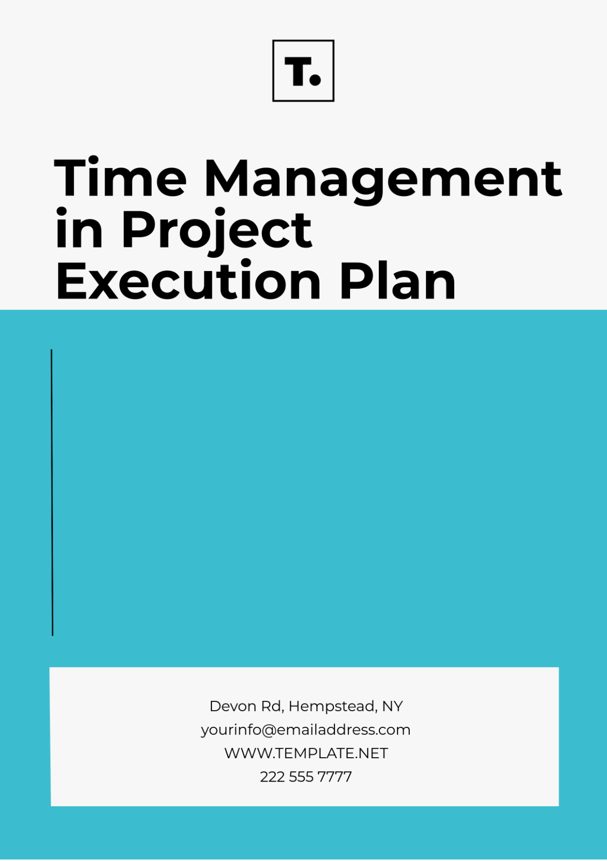 Time Management in Project Execution Plan Template - Edit Online & Download