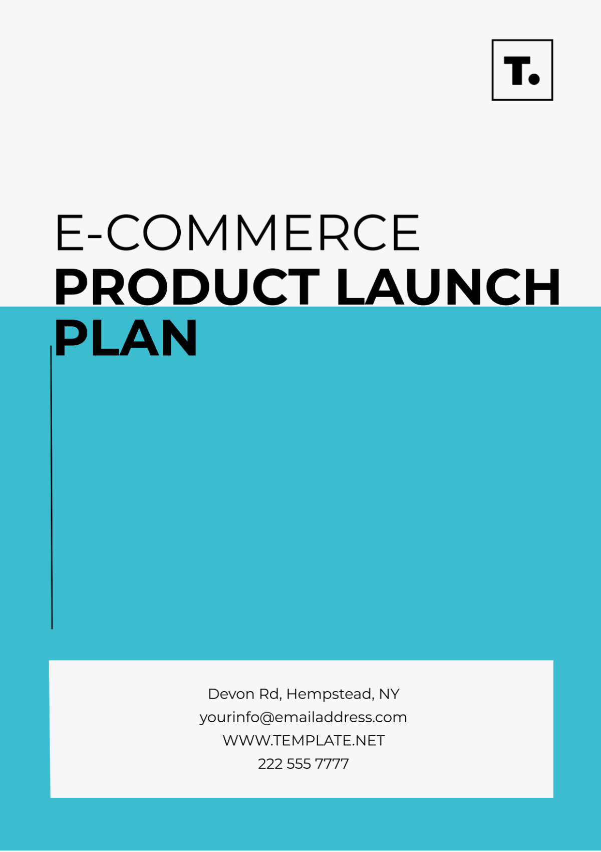 E-Commerce Product Launch Plan Template - Edit Online & Download